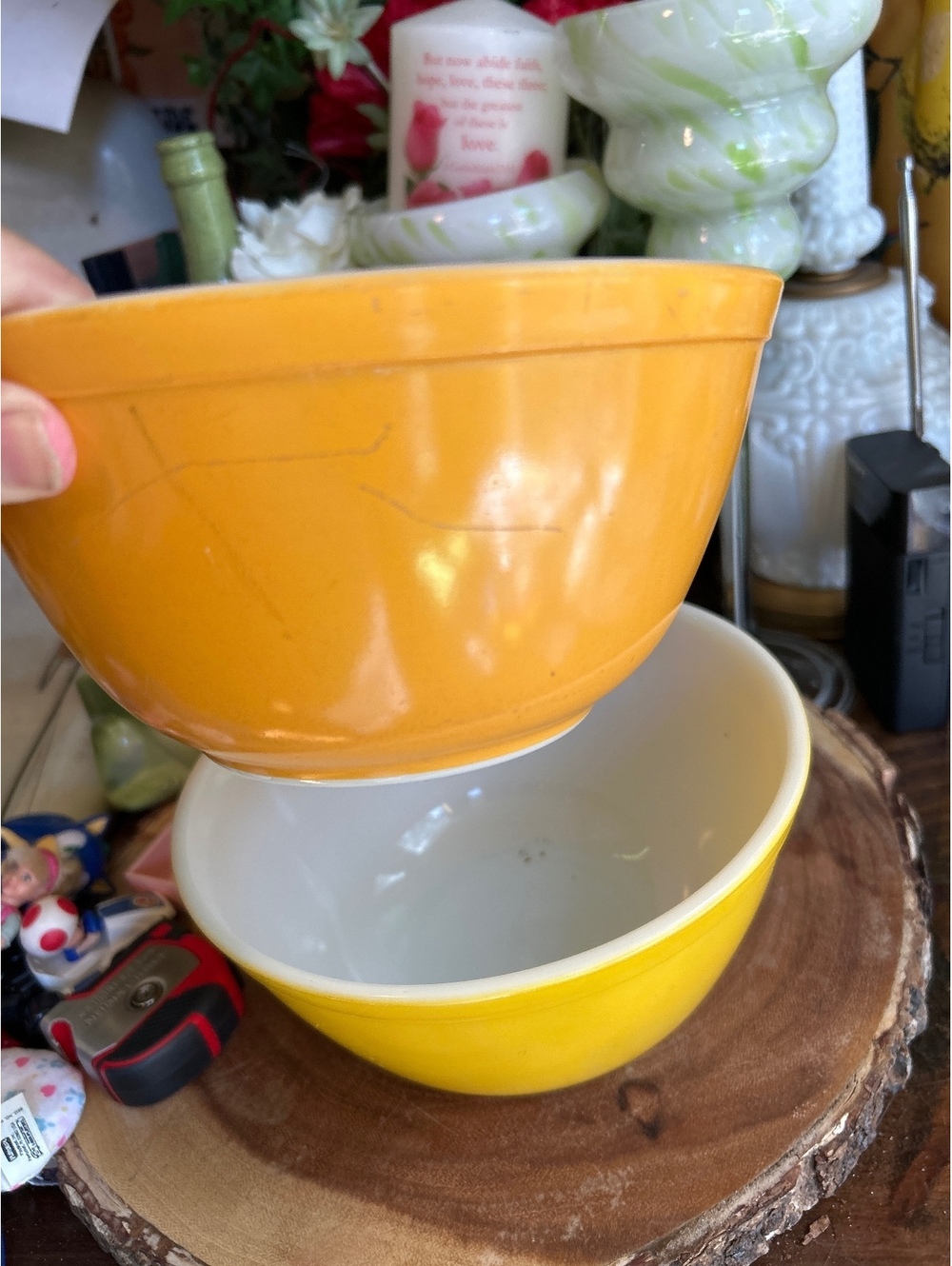 Pyrex bowls 402×2